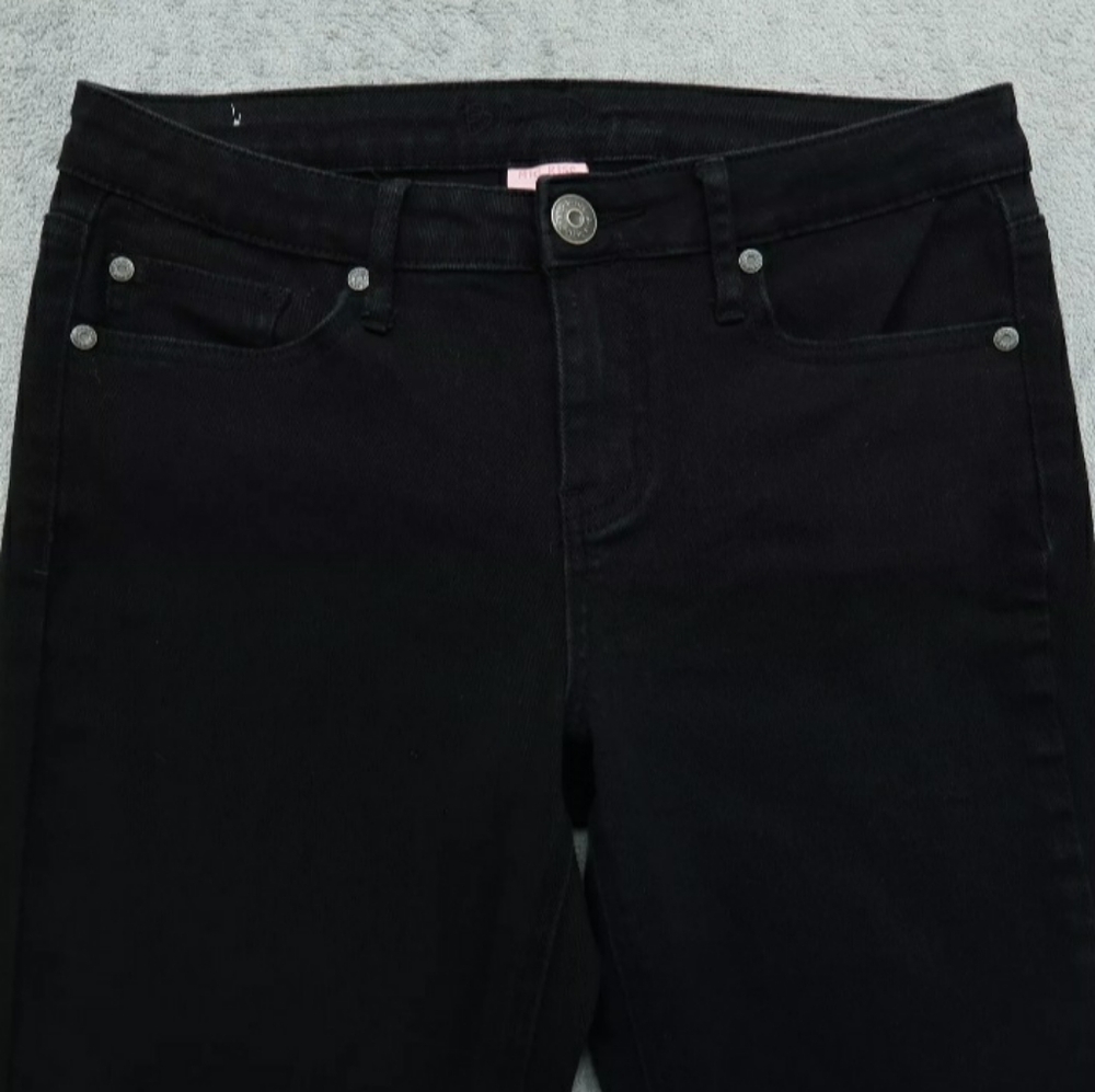 Women's Black Jeans By Blue Desire, Midrise Sz 9, 29x26 - Picture 2 of 14